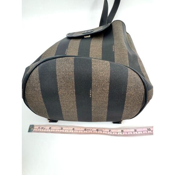 Fendi Striped Pequin Sling Bag Backpack - Picture 7 of 8